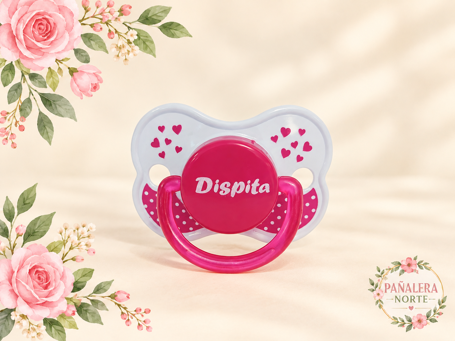 Chupete Decorado con Tetina de Siliconas Anatómico