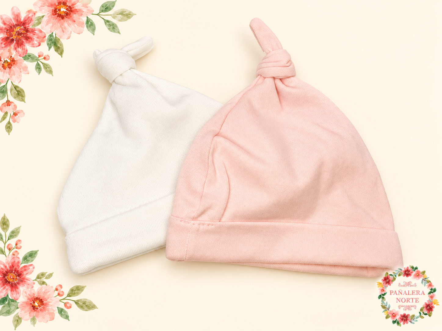 Gorrito de Algodon con un nudo