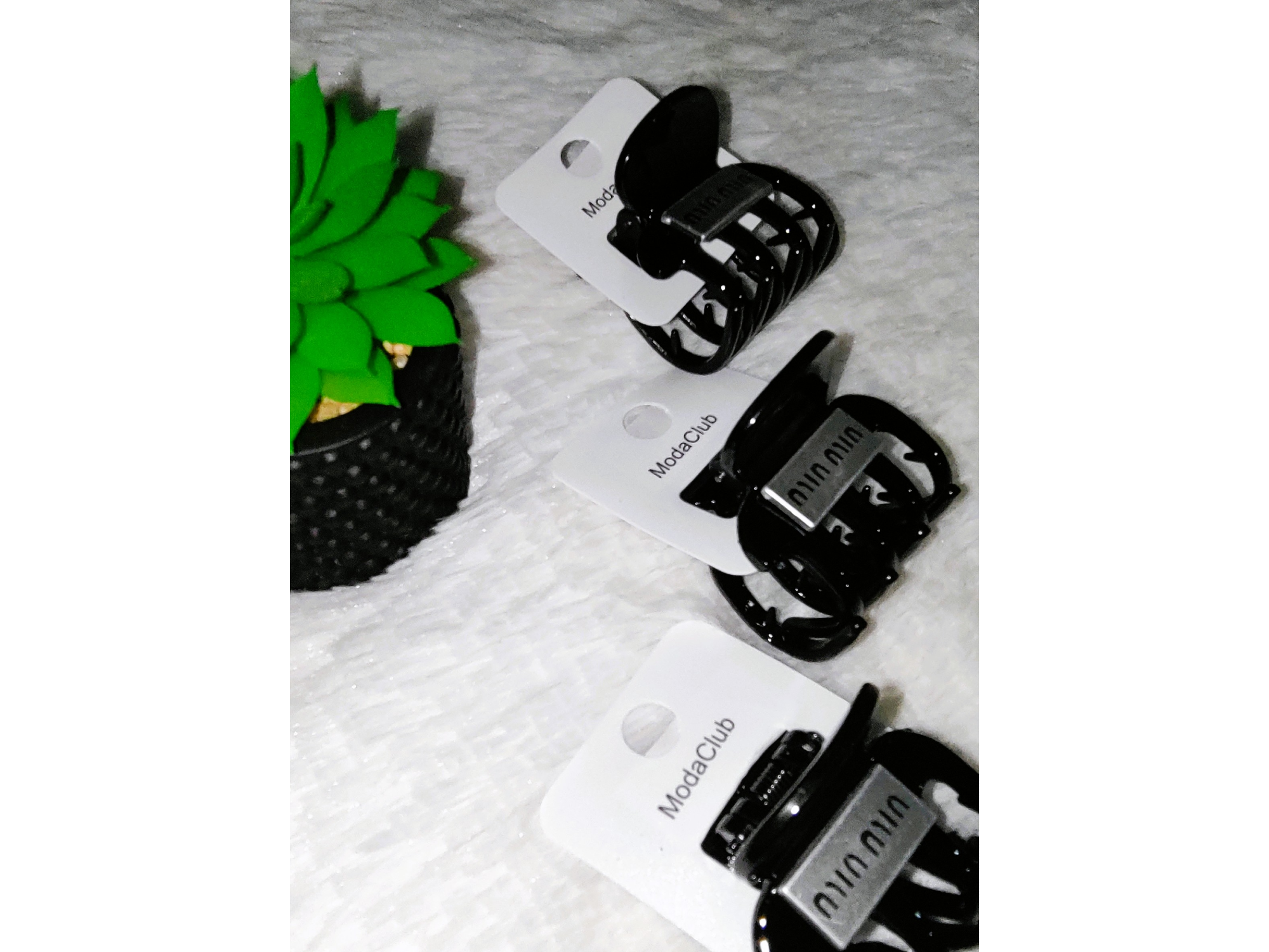 Hebillas Medianas Color Negro