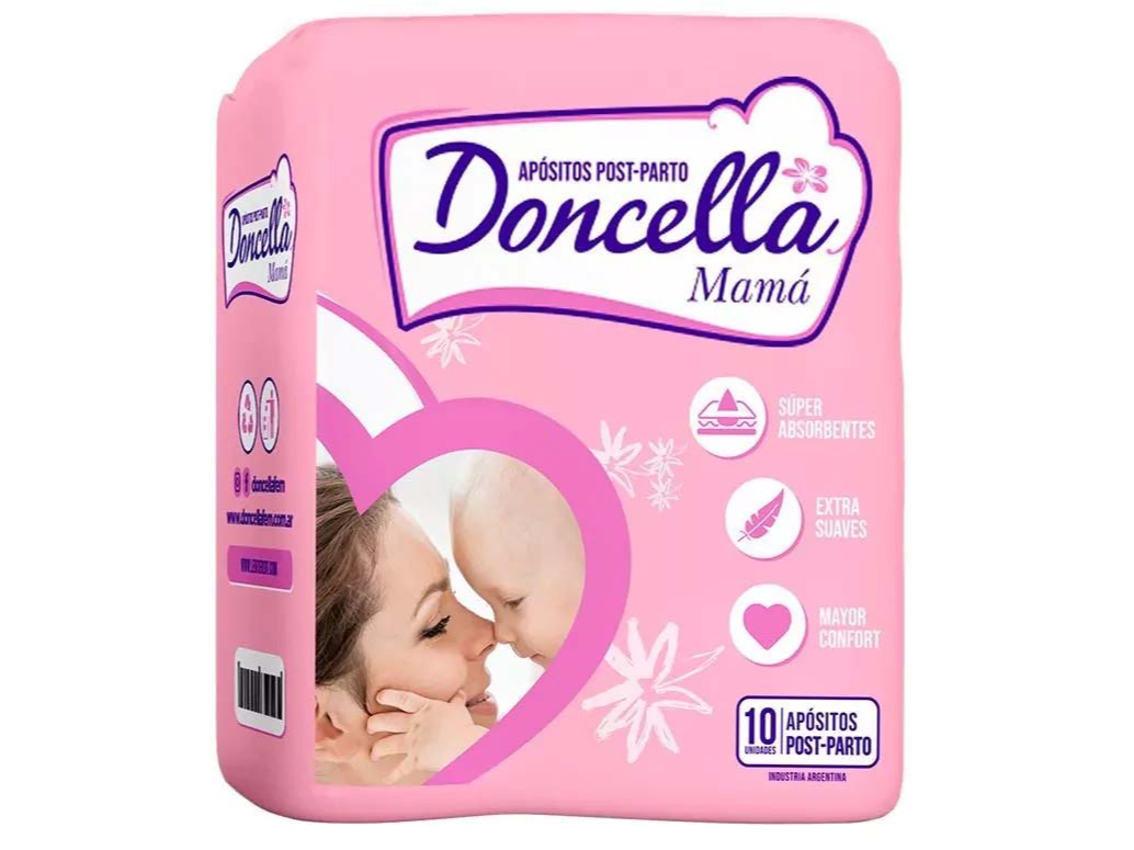 Apósitos PostParto Doncella x10u