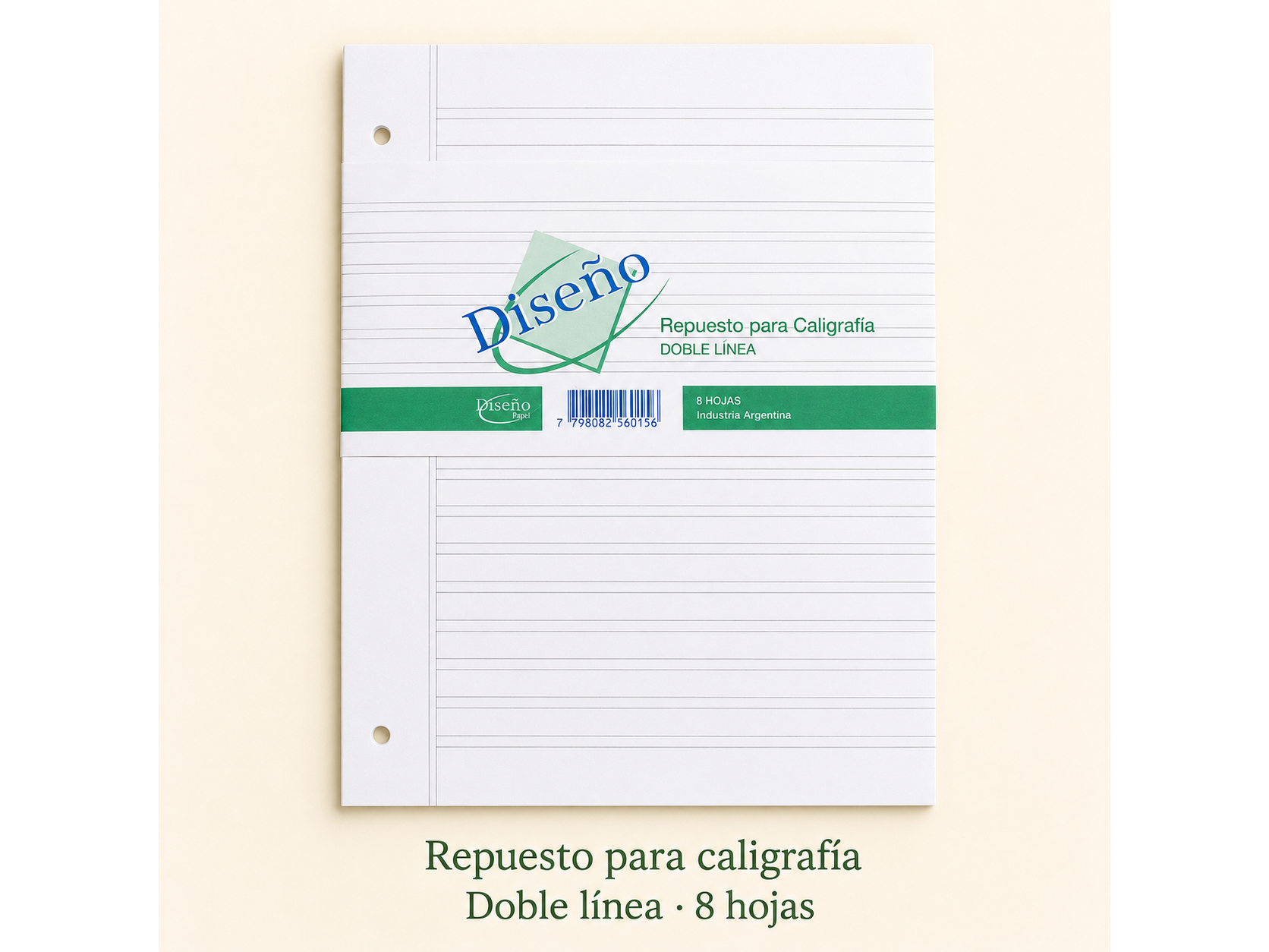 Repuesto de Caligrafía Tamaño Carta
