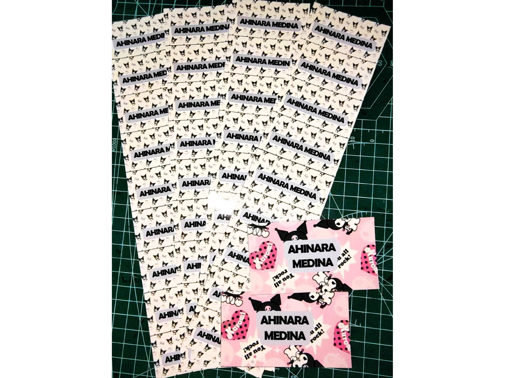 Etiquetas Anchas para Útiles  x36u