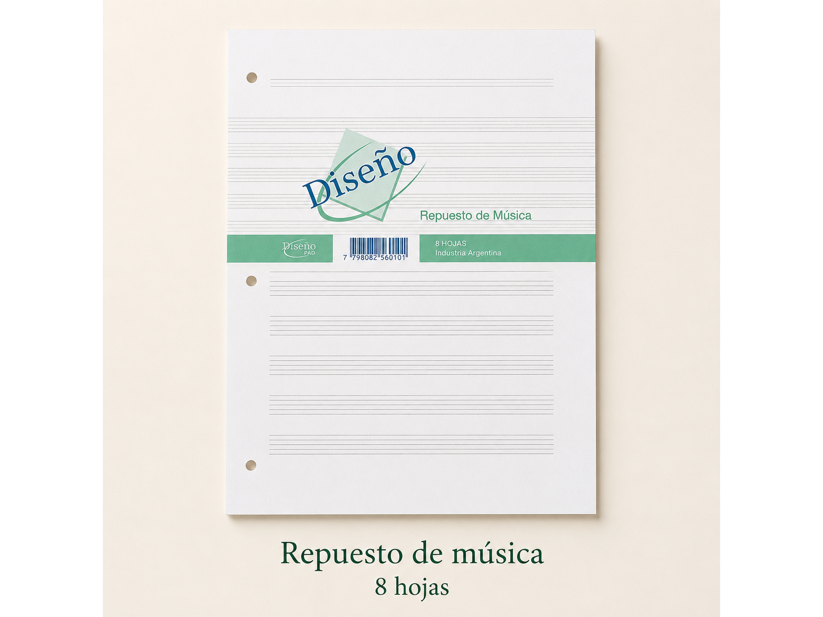 Repuesto de música Diseño