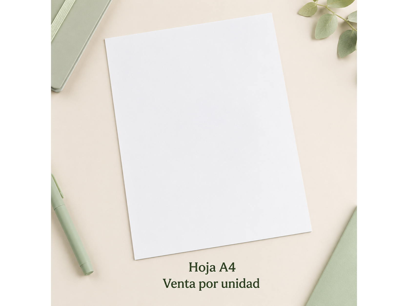 Hoja A4 por unidad