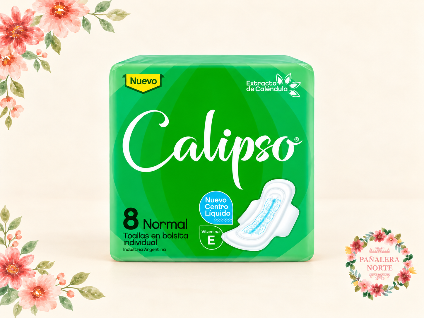 Toallitas Calipso Normal x8u