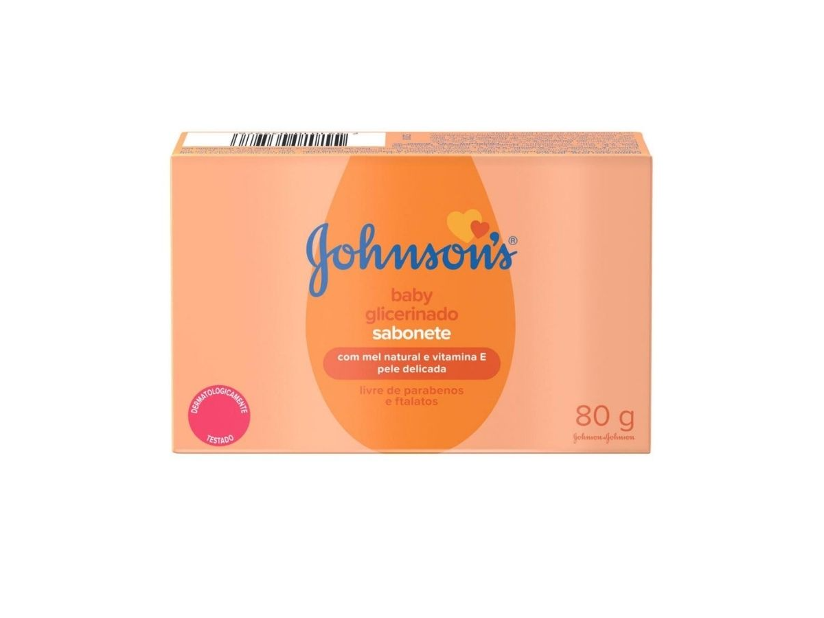 Jabón baby glicerinado Johnsons's x80grs