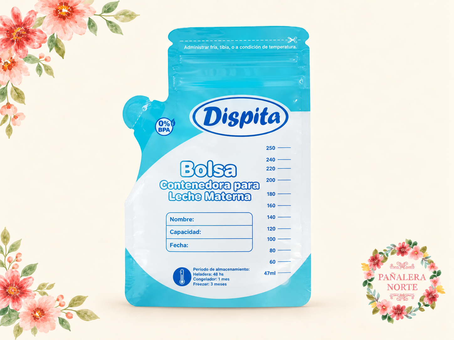Bolsas Contenedoras para Leche Materna xUnidad