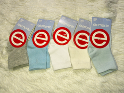 Medias Soquetes Elemento Talle 0 Lisas