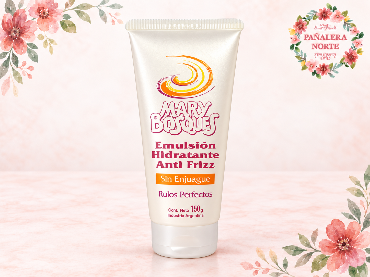 Crema Peinar Rulos Sin Frizz Mary Bosques Pomo x150grs