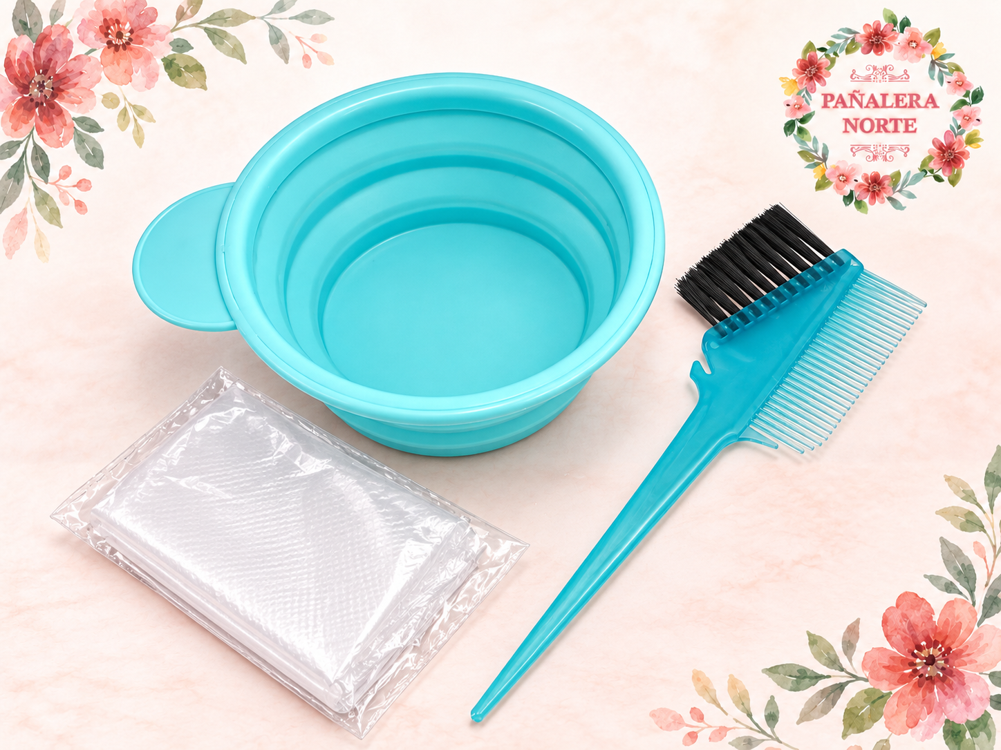 Set de teñir (Bowl + Pincel con peine + Guantes)