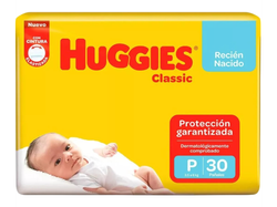 Classic Talle P x30 pañales