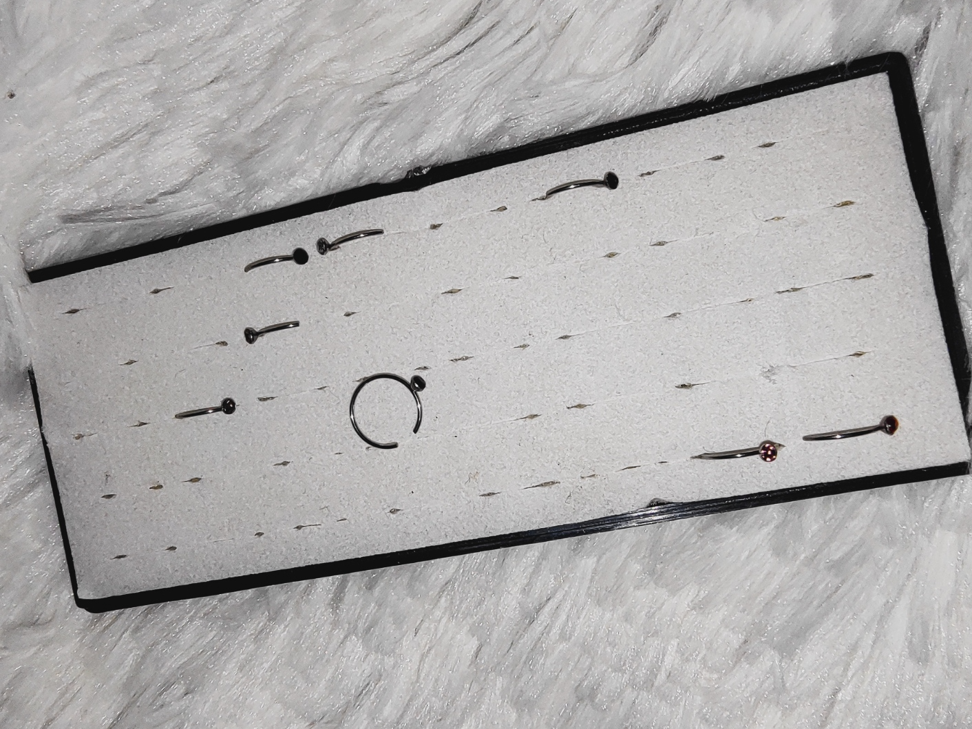 Argollas Nariz Con Strass Colores