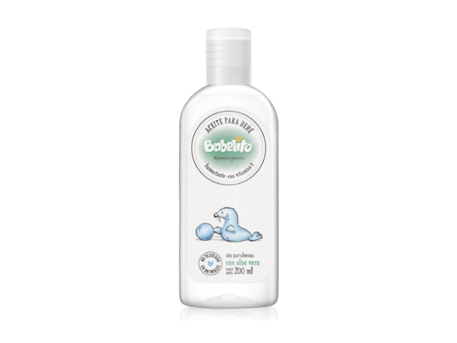 Aceite para Bebé Humectante  con Vitamina E. Babelito x200ml