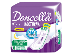 Toallitas Nocturas Doncella x8u