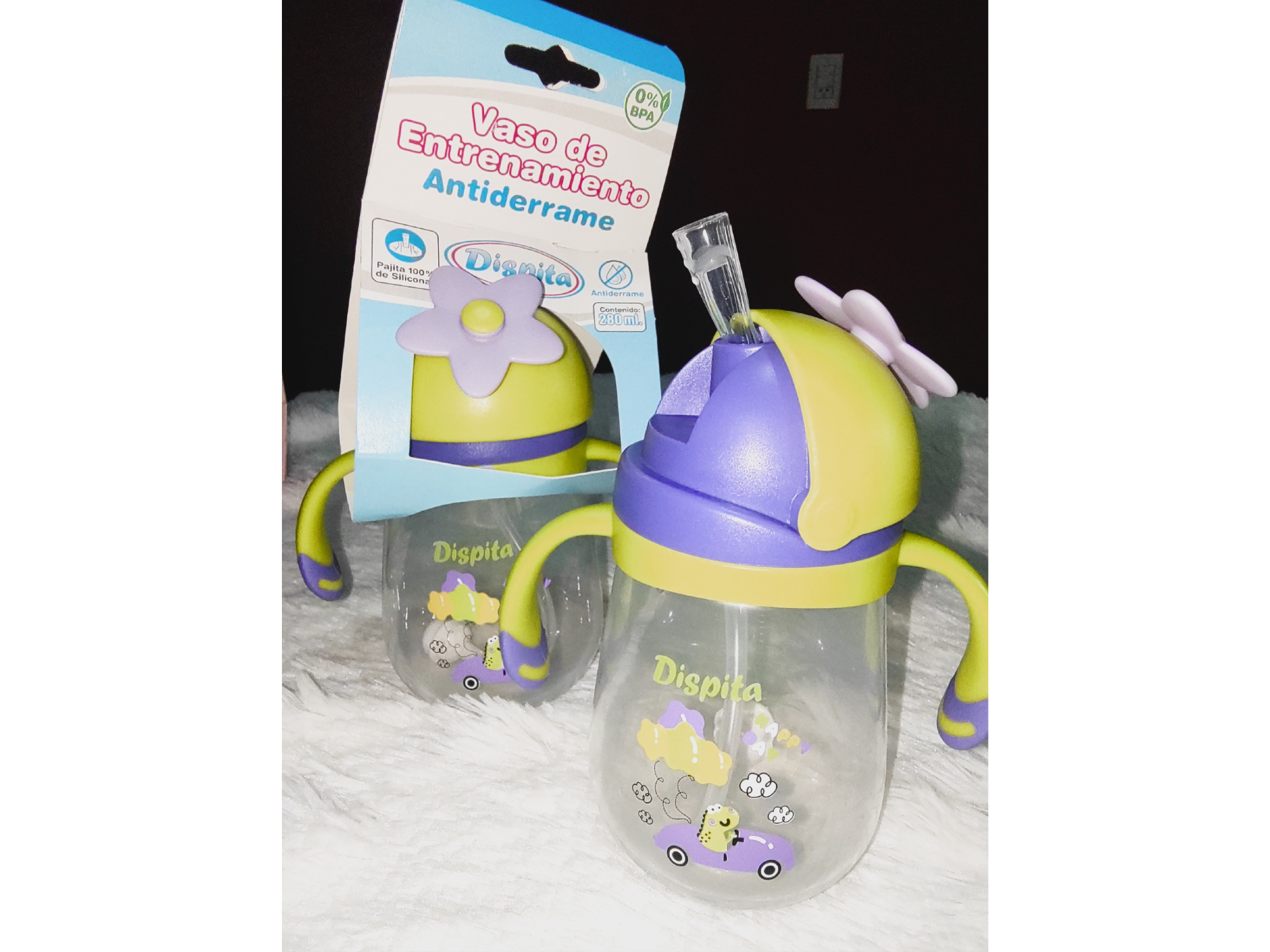 Vaso de entrenamiento antiderrame