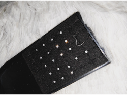 Piercing Nariz Strass Blanco Rulo