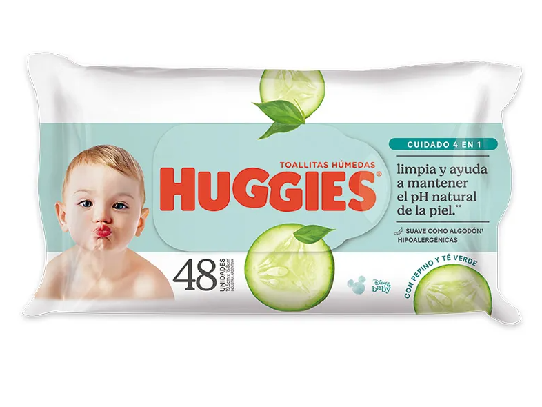 Cuidado 4 en 1 - Toallitas Húmedas Huggies x48u