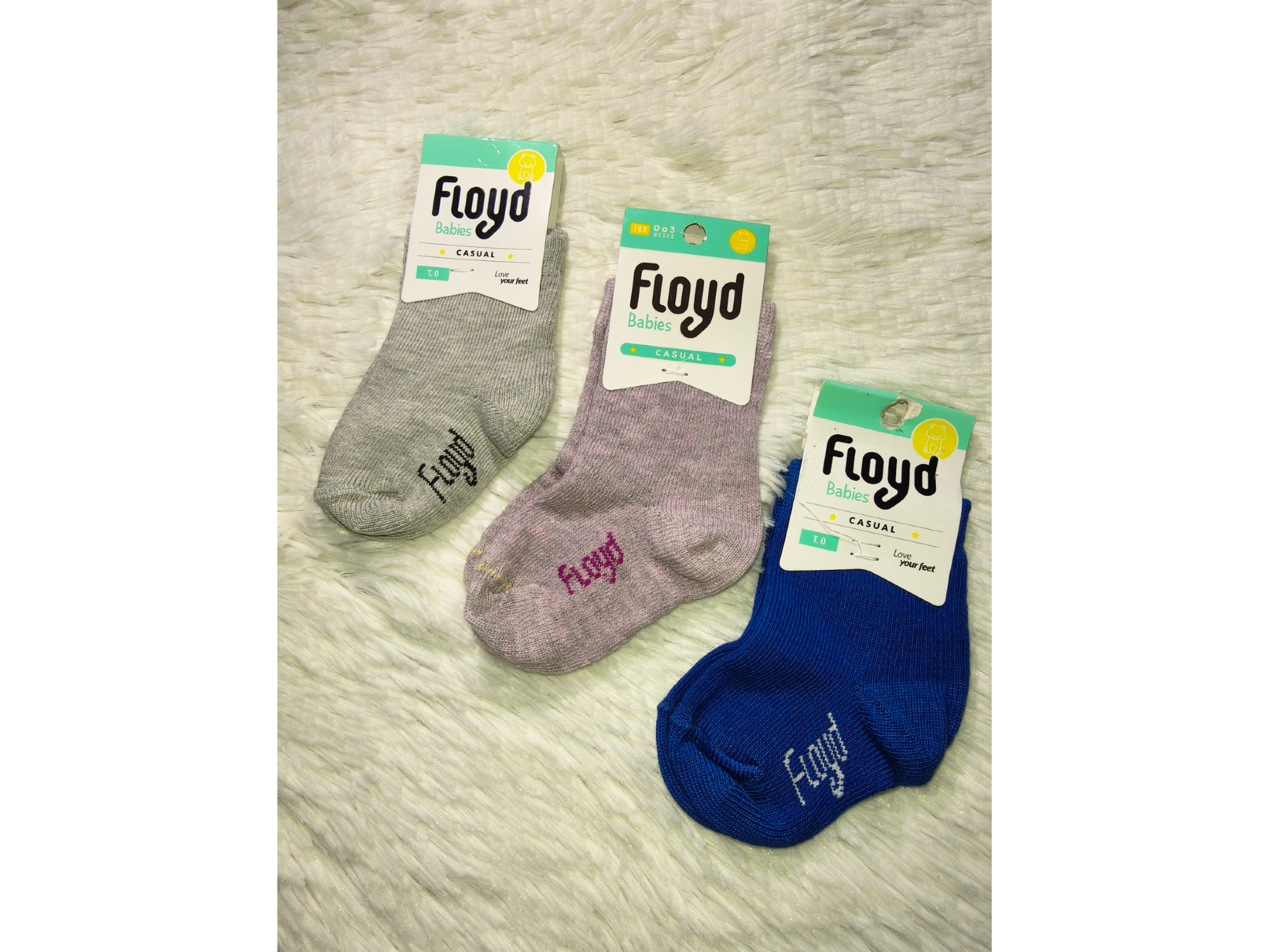 Medias Marca Floyd Talle 0 Lisas
