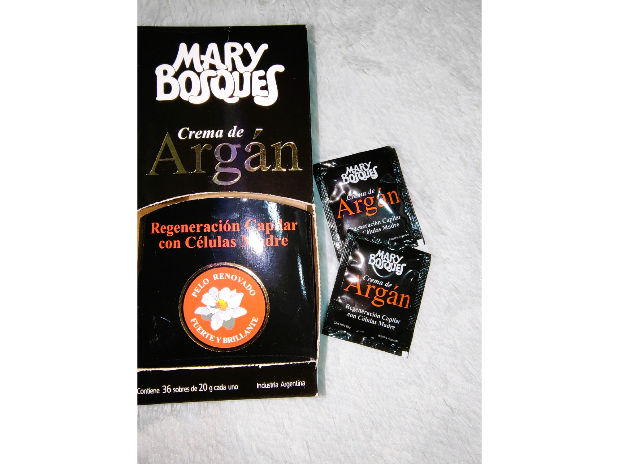 Sachet Argán con Células Madres Mary Bosques x20grs
