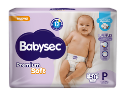 Premium Soft P x50 Pañales