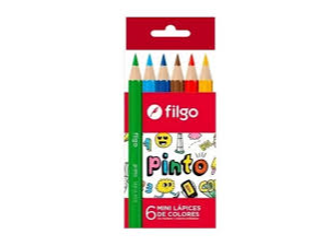 Lápices de Colores FILGO Cortos x6u
