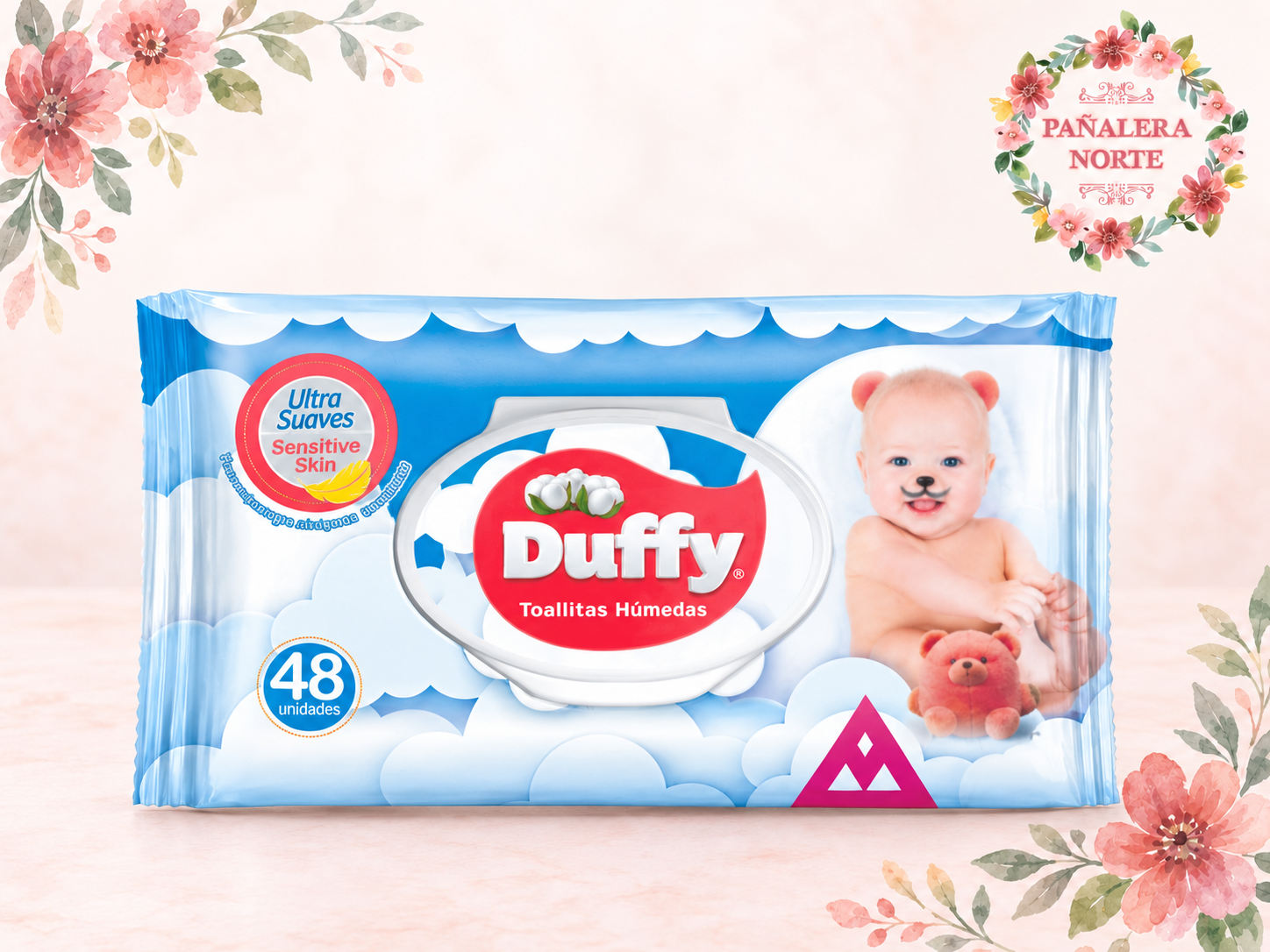 Duffy con Tapa Flip x48 toallitas