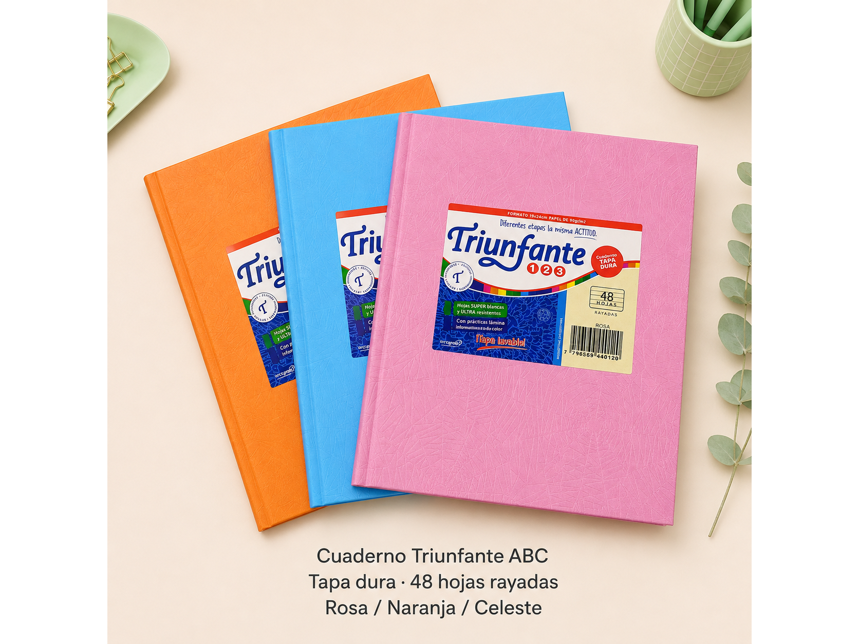 Cuaderno Triunfante ABC Rayado