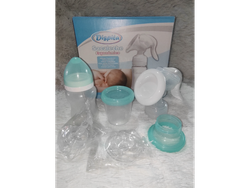 Sacaleche ergonómico de extraccion simple con Mamadera Plástica