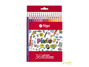 Lápices de Colores FILGO Largos x36u