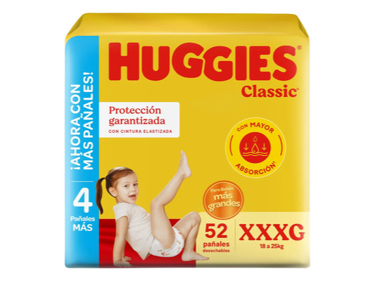 Triple Protección Classic + 4 Pañales
