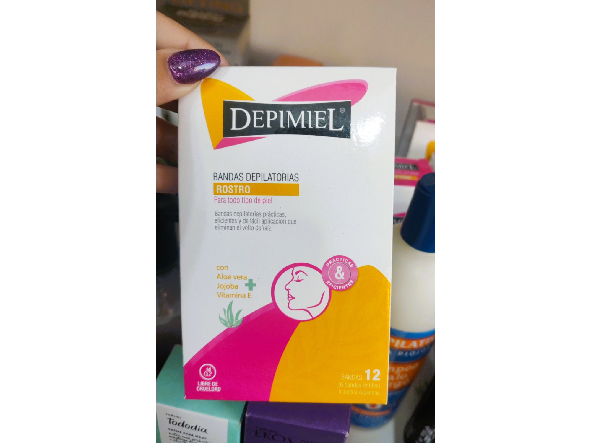 Bandas Depilatorias Depimiel para el Rostro