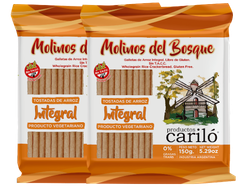 Tostadas de arroz integral - MOLINOS DEL BOSQUE