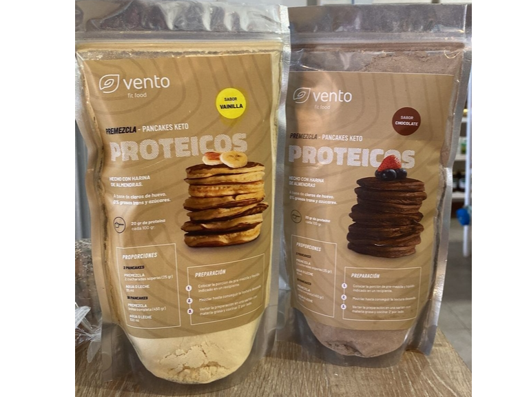 Panqueques keto y proteicos - VENTO