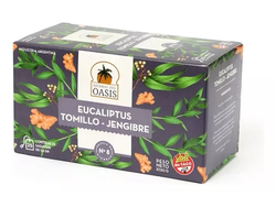 Te de Eucaliptus, Tomillo y Jengibre - HIERBAS DEL OASIS