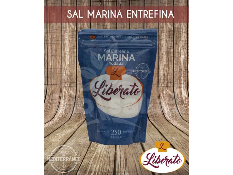 Sal liberato fina 250g doy pack - LIBERATO