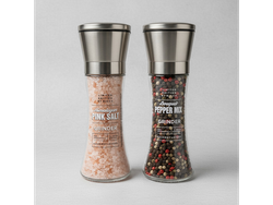 Molinillo alto vidrio gris - RICCO GOURMET