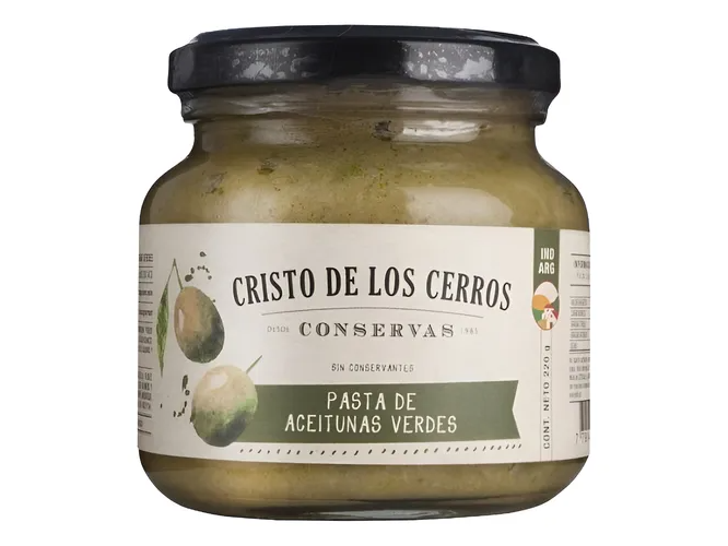 Pasta de aceitunas verdes - CRISTO DE LOS CERROS