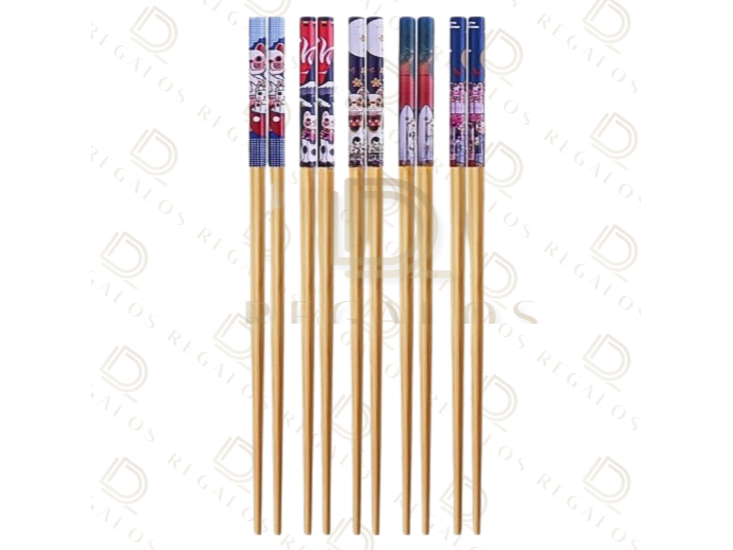 Palitos para sushi de madera