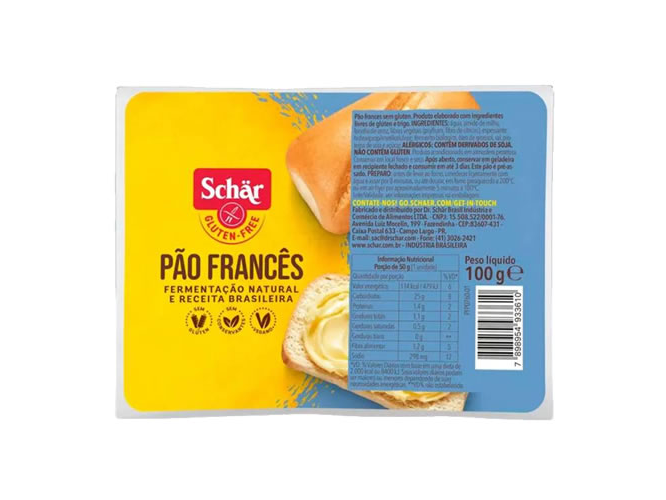 Pan frances SIN GLUTEN -DR SCHAR