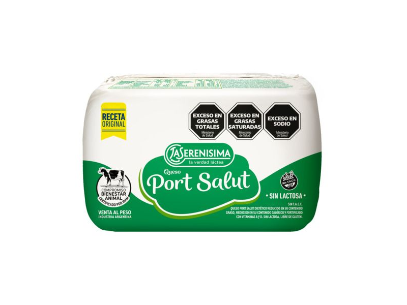 Queso port salut light- LA SERENISIMA