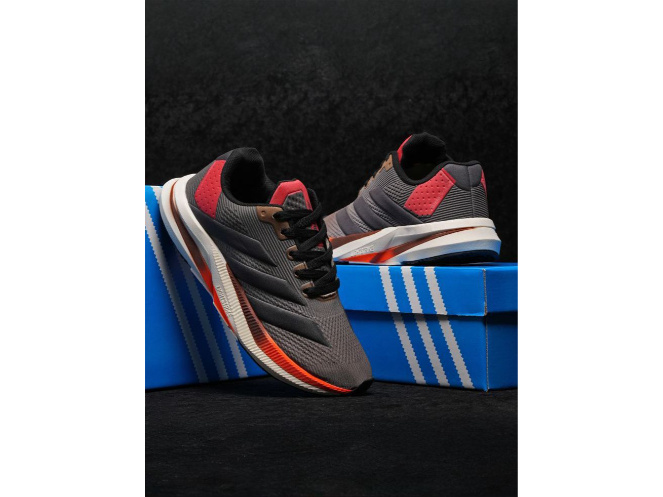 Adidas Duramo 1000 Gris Naranja