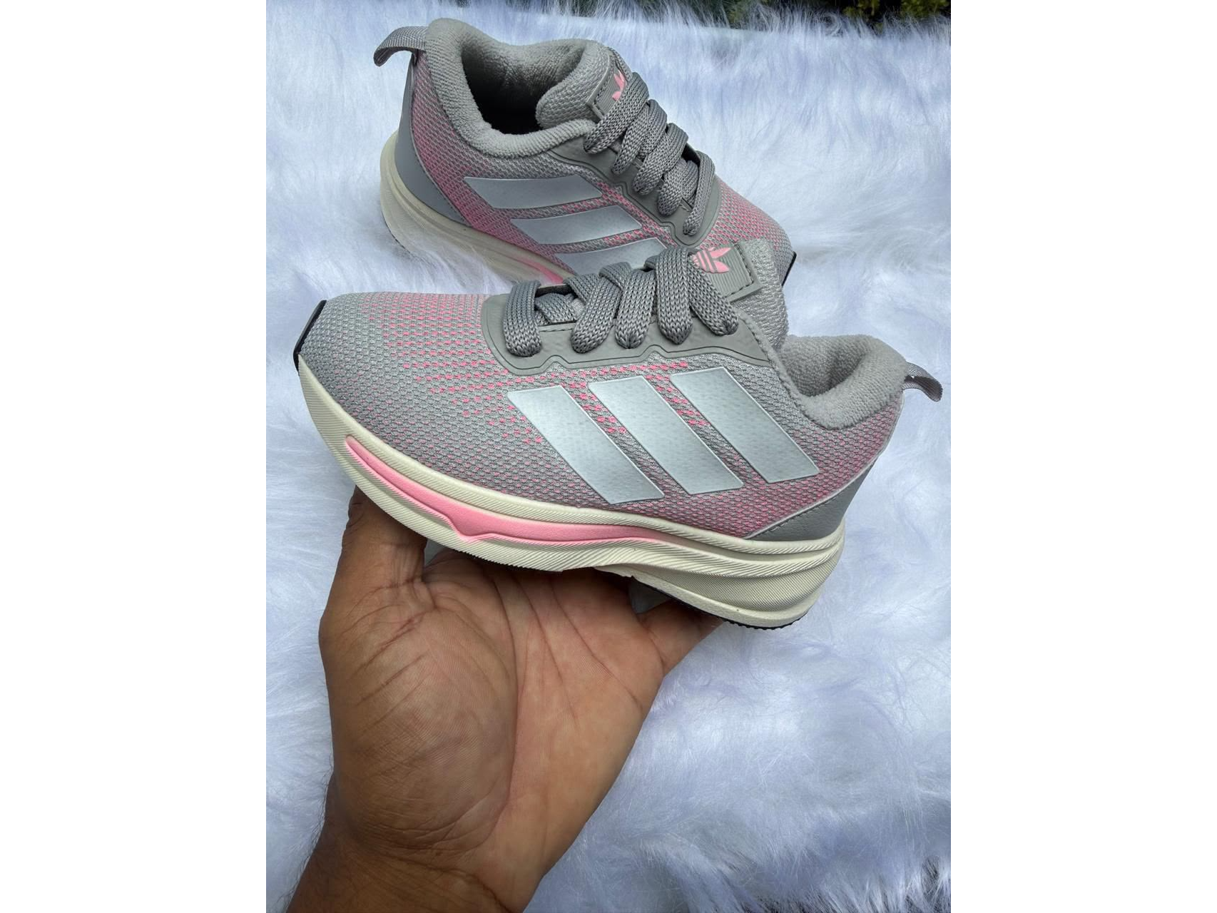 Adidas Supernova Kids Gris Rosa