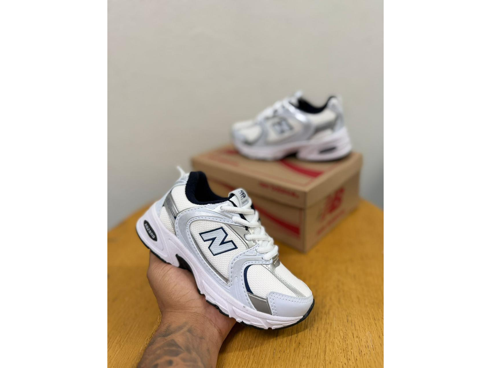 New Balance 530 Kids Blanco