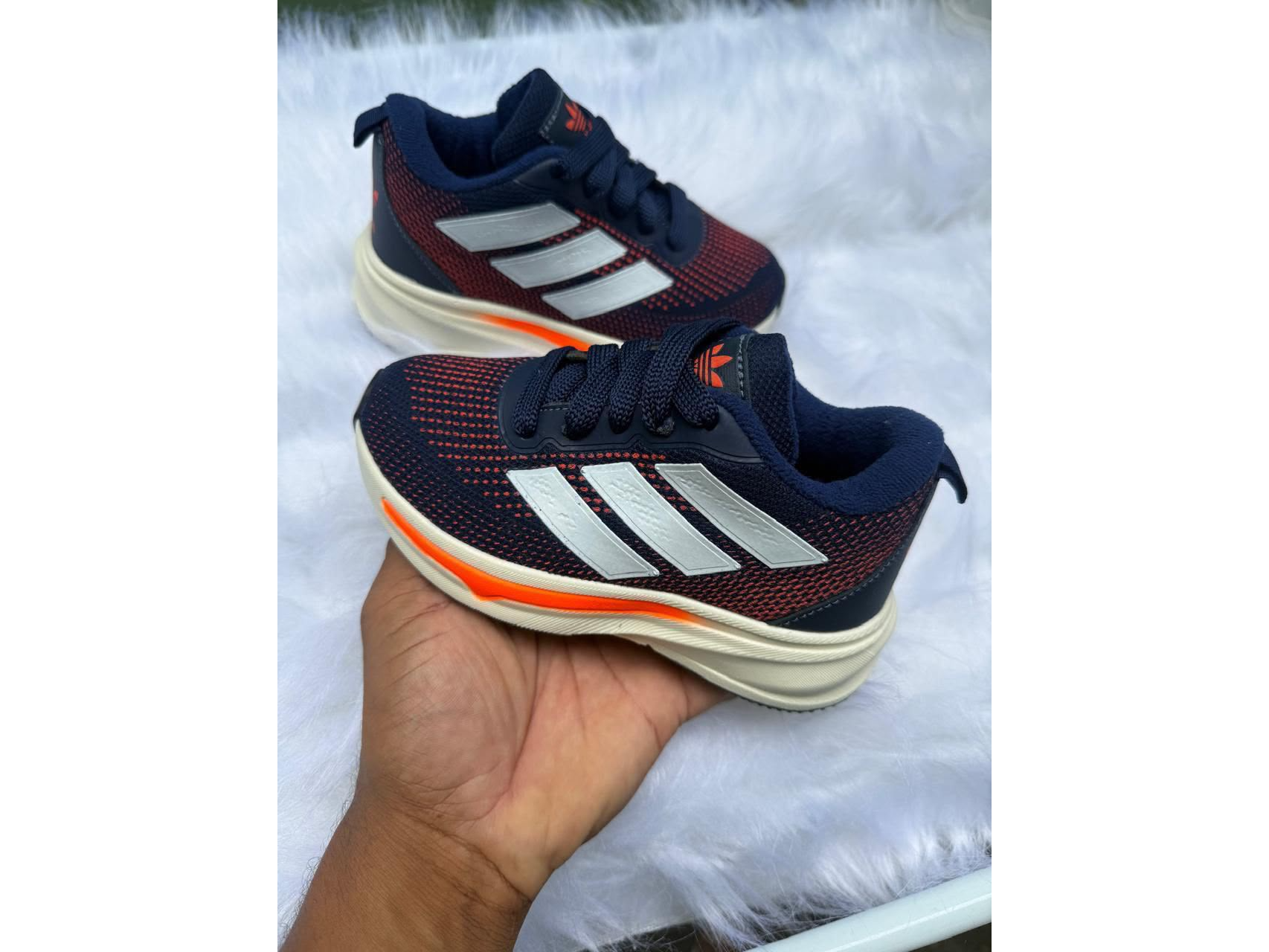 Adidas Supernova Kids Azul Naranja