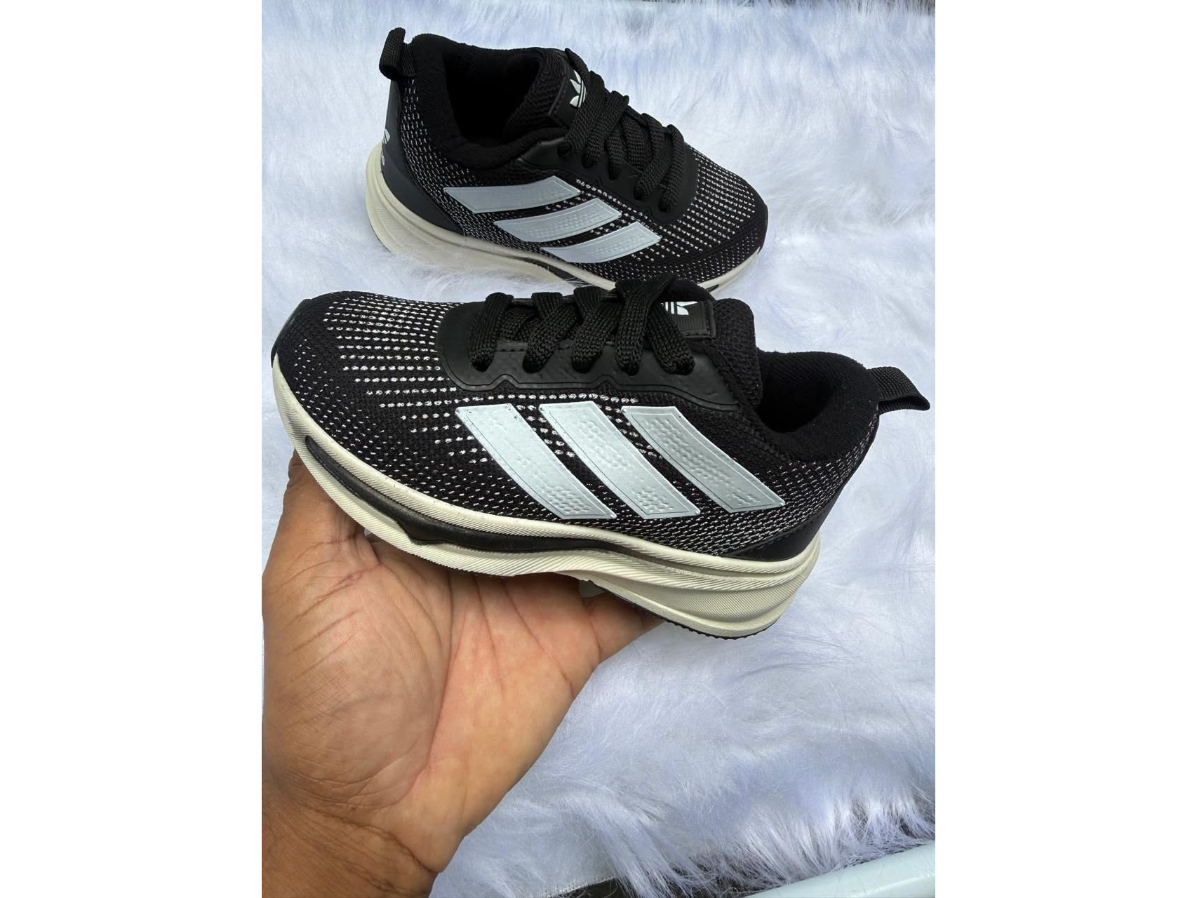 Adidas Supernova Kids Negro Blanco