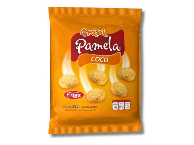 MINI PAMELA SABOR COCO X 180 G.