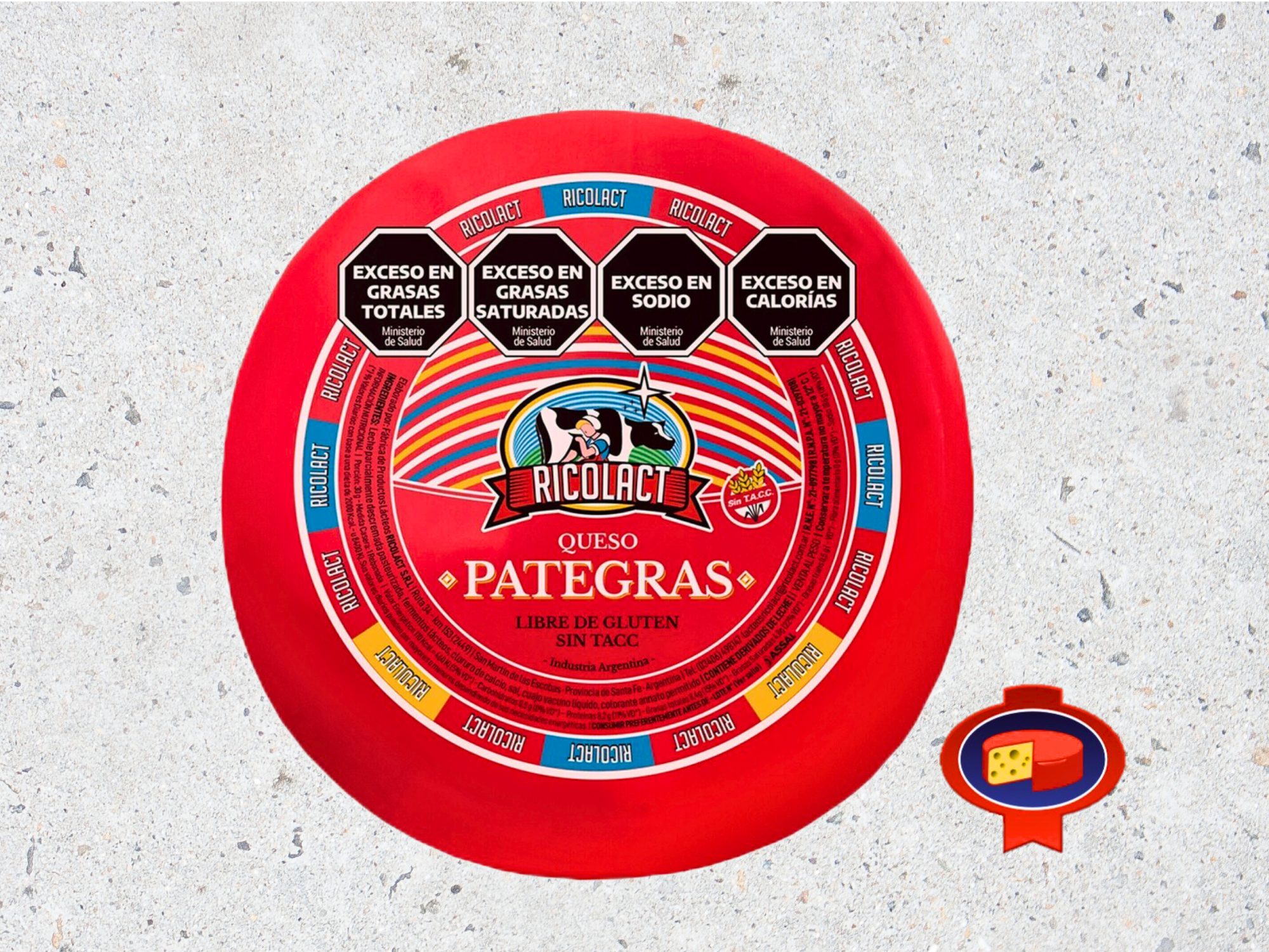 QUESO PATEGRAS RICOLACT