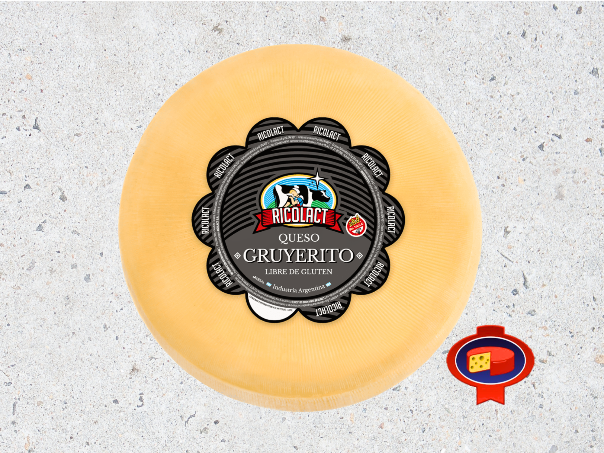 QUESO FONTINA RICOLACT S/TACC