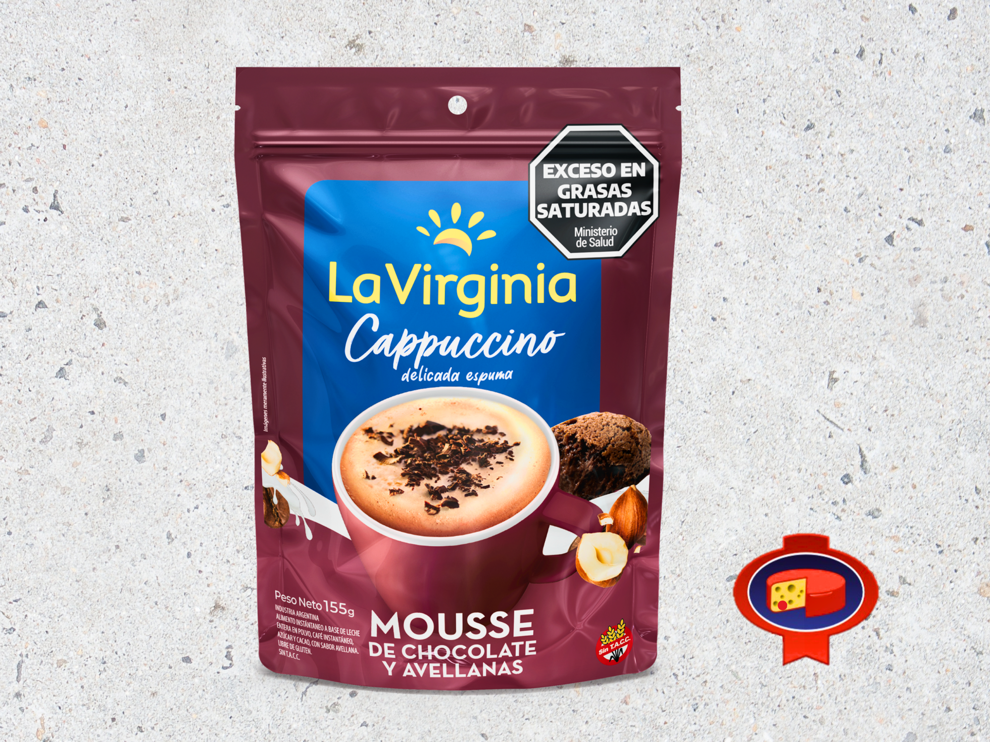 CAPPUCCINO MOUSSE DE CHOCOLATE LA VIRGINIA 155GR