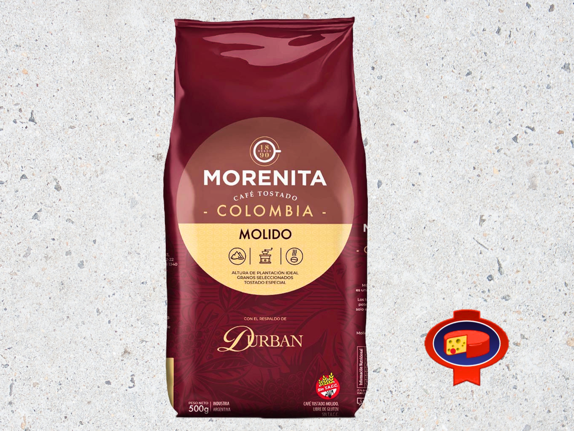 CAFÉ TOSTADO LA MORENITA COLOMBIANO MOLIDO X 500 GR